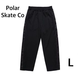 ポラール(POLAR)のPOLAR SKATE CO TRACK PANTS BLACK - L(ワークパンツ/カーゴパンツ)