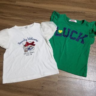 イングファースト(INGNI First)の女の子Tシャツ２枚セット　100(Tシャツ/カットソー)