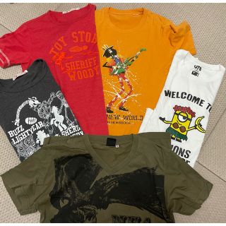 ユニクロ(UNIQLO)のユニクロ★UT★5枚セットXS(Tシャツ/カットソー(半袖/袖なし))