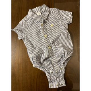 ベビーギャップ(babyGAP)の【美品】GAP シャツロンパース/ロンパース/ベビーギャップ/ベビー服/GAP(ロンパース)