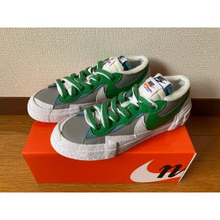 サカイ(sacai)のNIKE x sacai ブレーザーLOW Classic Green 24cm(スニーカー)