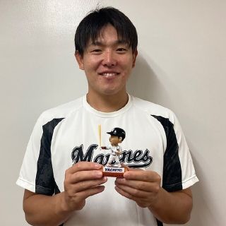 チバロッテマリーンズ(千葉ロッテマリーンズ)のロッテ 安田選手 ボブルヘッド(記念品/関連グッズ)