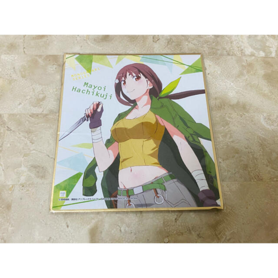 化物語 八九寺真宵 大人Ver. 色紙 エンタメ/ホビーのおもちゃ/ぬいぐるみ(キャラクターグッズ)の商品写真
