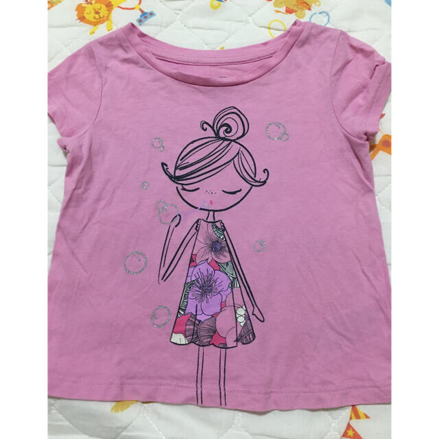 baby GAP ユニクロなど　Tシャツ5枚＋ルームウェア キッズ/ベビー/マタニティのキッズ服女の子用(90cm~)(Tシャツ/カットソー)の商品写真