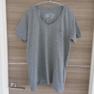 ムジルシリョウヒン(MUJI (無印良品))の無印レディースTシャツ グレー  XL (その他)