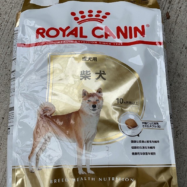 【お買得！】 ROYAL CANIN ロイヤルカナン柴犬　成犬用８Kg賞味期限　２２.９.２６ - ペットフード