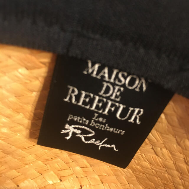 Maison de Reefur(メゾンドリーファー)のメゾンドリーファー　麦わら帽子 カンカン帽 ストローハット レディースの帽子(麦わら帽子/ストローハット)の商品写真
