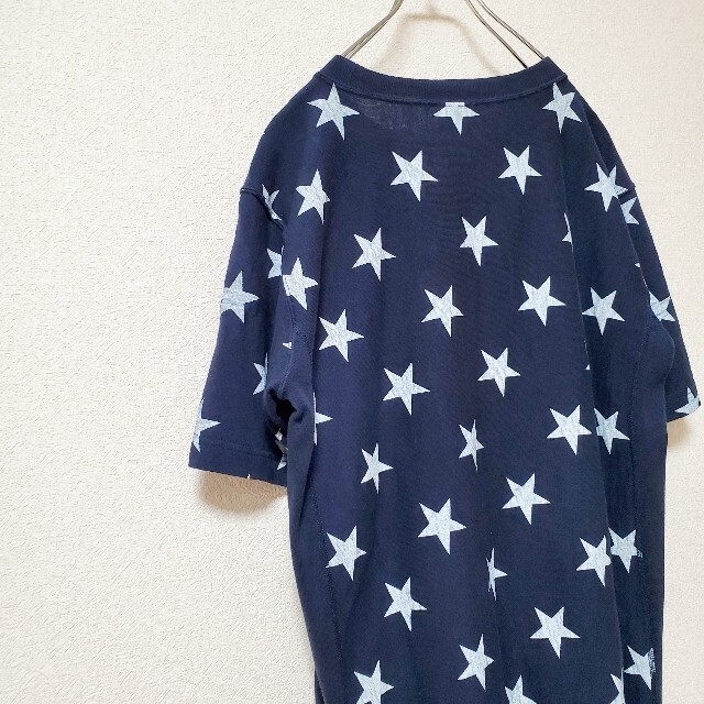 Champion(チャンピオン)の【専用】チャンピオンChampion リバースウィーブ 星条旗 星 総柄 TEE メンズのトップス(Tシャツ/カットソー(半袖/袖なし))の商品写真