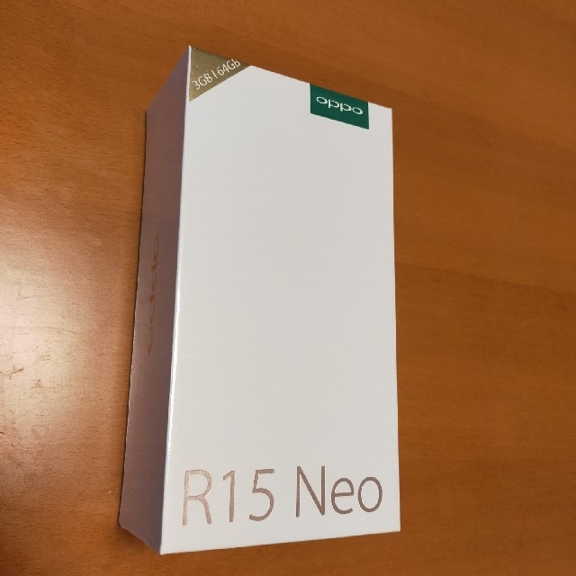 OPPO R15　NEO ダイヤモンドブルー　3GB/64GB