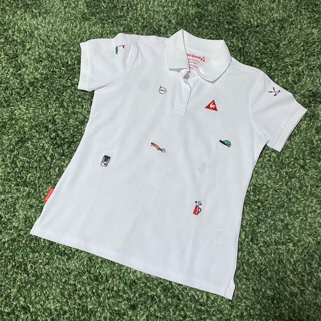 le coq sportif(ルコックスポルティフ)のルコックゴルフ le coq GOLF レディース半袖シャツ スポーツ/アウトドアのゴルフ(ウエア)の商品写真