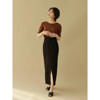 l’or pencil wrap skirt(ロングスカート)