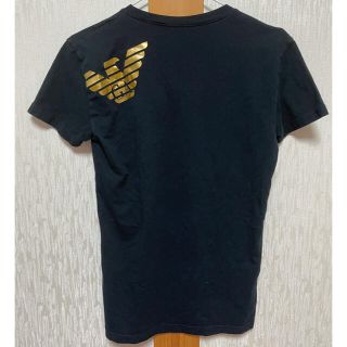 エンポリオアルマーニ(Emporio Armani)のアルマーニ　ARMANI　Tシャツ　Vネック　ブラック M 希少　黒　メンズ(Tシャツ/カットソー(半袖/袖なし))