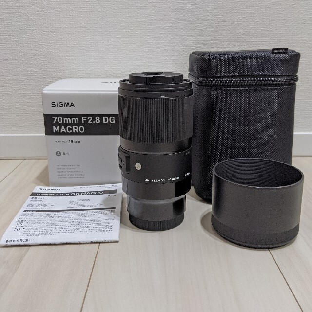 美品　シグマ　70mmF2.8 カミソリマクロ　ソニーFE用