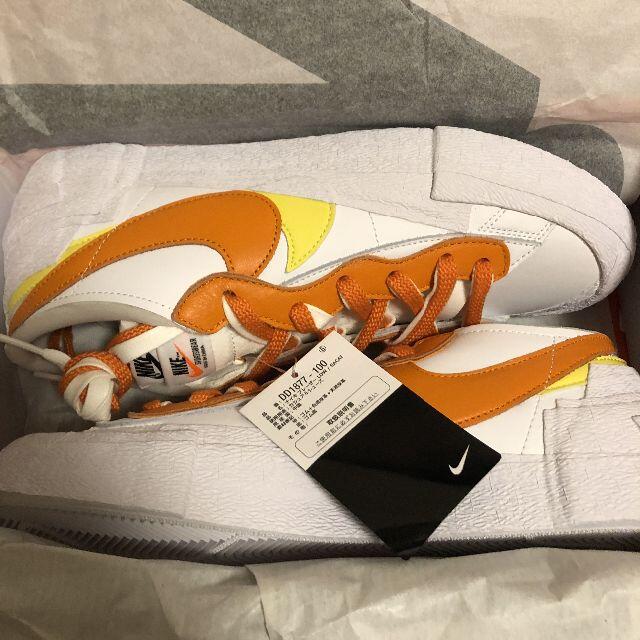 NIKE SACAI Blazer Low Orange