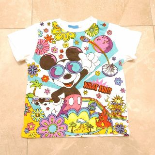 ディズニー(Disney)のあられちゃん❤️ディズニーリゾート　ミッキー　Tシャツ　トップス　100(Tシャツ/カットソー)