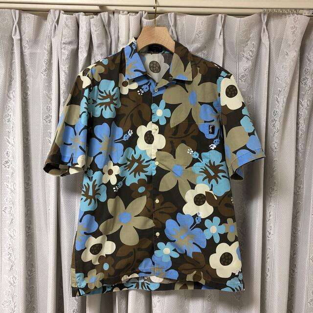 STUSSY ALOHA shirt US L-size （USED）