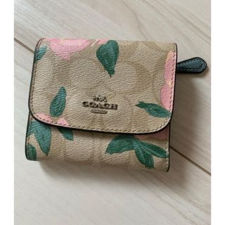 コーチ(COACH)のCOACH 三つ折り財布　花柄(財布)