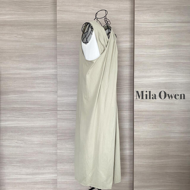 Mila Owen ミラオーウェン　バッククロスレイヤードカットワンピース