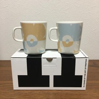 マリメッコ(marimekko)の新品未使用　マリメッコ   マグカップ   70周年　ウニッコ  セット(食器)