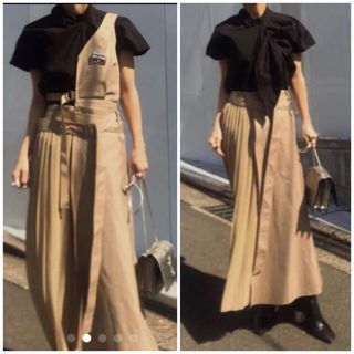 Ameri VINTAGE - Ameri VINTAGE♡BELT TIE SET UP SKIRTの通販｜ラクマ