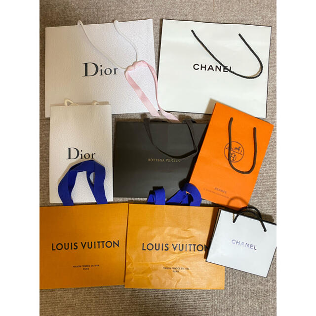 LOUIS VUITTON - ブランド ショップ袋 紙袋 8枚セット LOUIS VUITTON - ブランド ショップ袋 紙袋 8枚セット