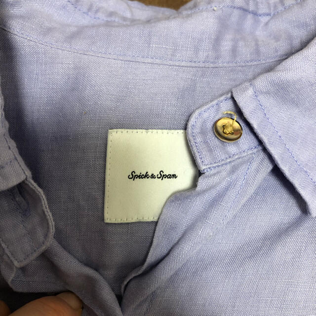Spick & Span(スピックアンドスパン)のリネンビッグシャツ　スピックアンドスパン レディースのトップス(シャツ/ブラウス(長袖/七分))の商品写真