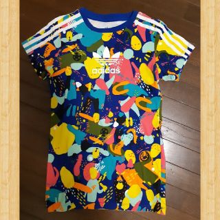 アディダス(adidas)のadidas Tシャツワンピース 120(ワンピース)