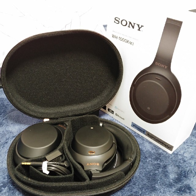 【美品】SONY WH-1000XM3 BLACK【箱付】