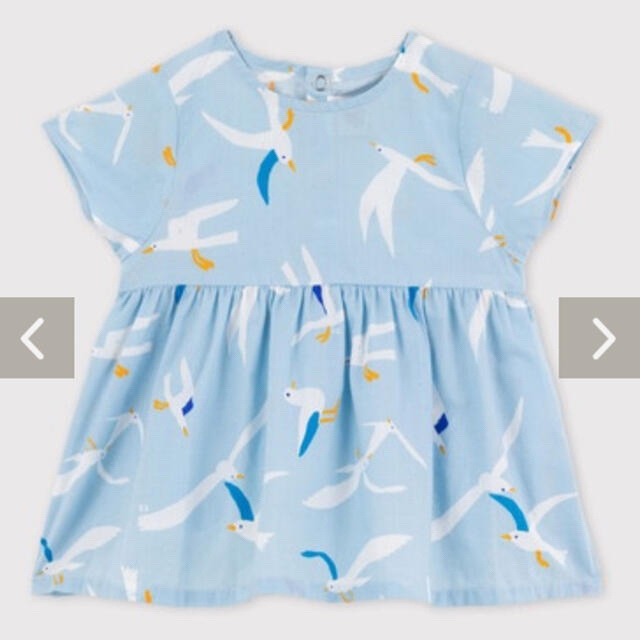 PETIT BATEAU(プチバトー)の☆プチバトー☆プリントブラウス　24m キッズ/ベビー/マタニティのベビー服(~85cm)(シャツ/カットソー)の商品写真