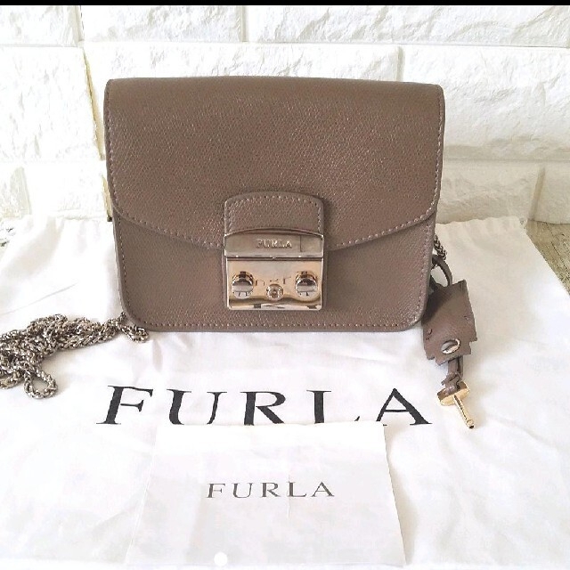 FURLA - ジェラトーニ♡メトロポリス　レザーチェーンショルダー