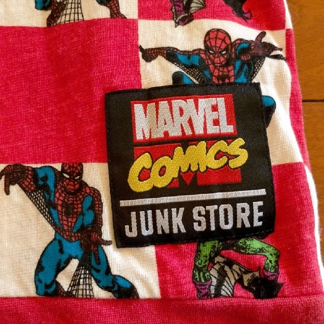 JUNK STORE(ジャンクストアー)のJUNK STORE MARVEL スパイダーマン パーカー キッズ/ベビー/マタニティのキッズ服男の子用(90cm~)(ジャケット/上着)の商品写真