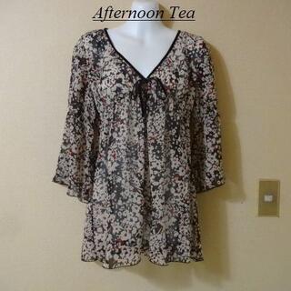 アフタヌーンティー(AfternoonTea)のAfternoon Teaアフタヌーンティー♡小花柄シフォンチュニック(チュニック)