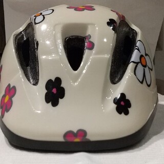 【値下げ】子供用ヘルメット HAPPY FLOWER(ヘルメット/シールド)