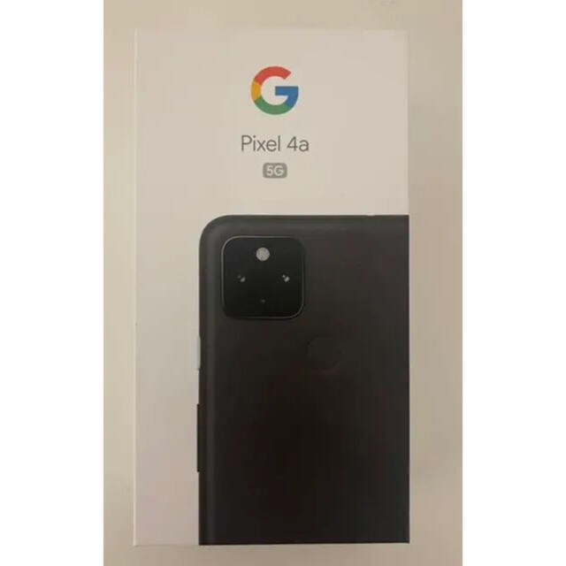 最安値 新品 Google pixel4a 5G just Blackスマホ/家電/カメラ