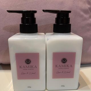 KAMIKA 期間限定ローズ＆ウッドの香りクリームシャンプー２本(シャンプー)