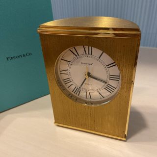 ティファニー(Tiffany & Co.)のティファニー　Tifany&Co　置き時計　アラーム付き　目覚まし時計(置時計)