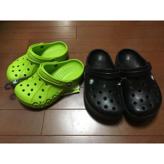 クロックス(crocs)の《新品》クロックス　キッズサンダル2足組(サンダル)