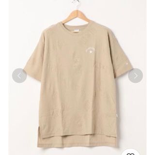 コンバース(CONVERSE)のconverse 新品タグ付き　ジャガードチュニックTシャツ(Tシャツ(半袖/袖なし))