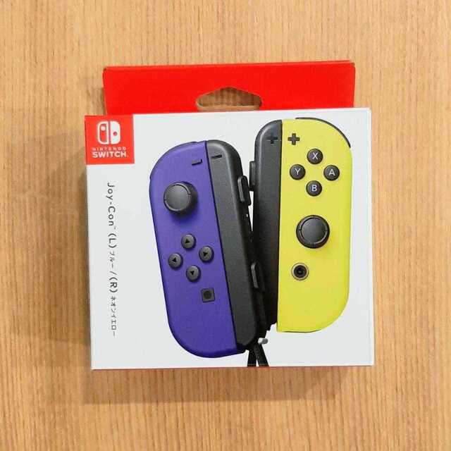 Switch ジョイコン Joy-Con ブルー/ネオンイエロー エンタメ/ホビーのゲームソフト/ゲーム機本体(その他)の商品写真