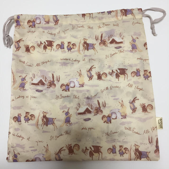gelato pique(ジェラートピケ)のジェラートピケ 動物柄 巾着袋 レディースのバッグ(その他)の商品写真