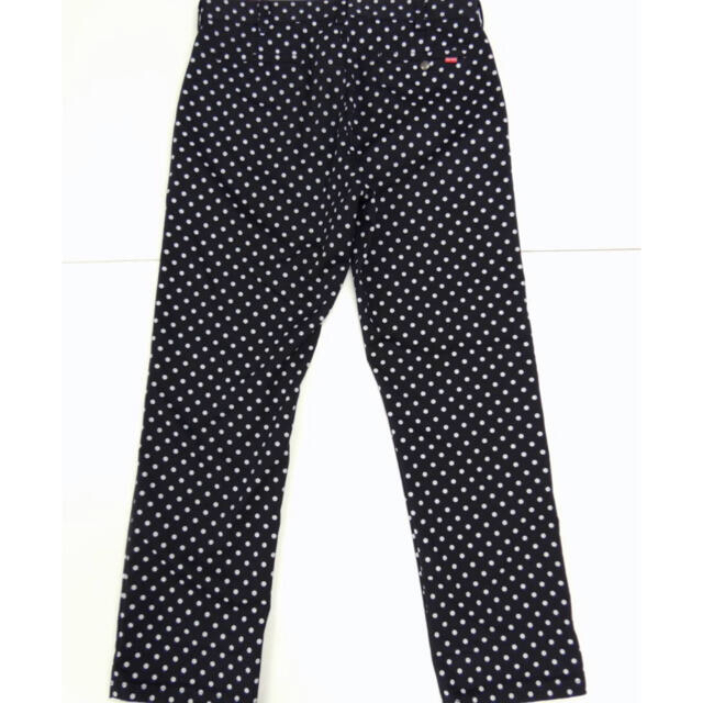 SUPREME シュプリーム 18AW Wark Pant Porka Dot ワーク ドット パンツ レッド/ブラック