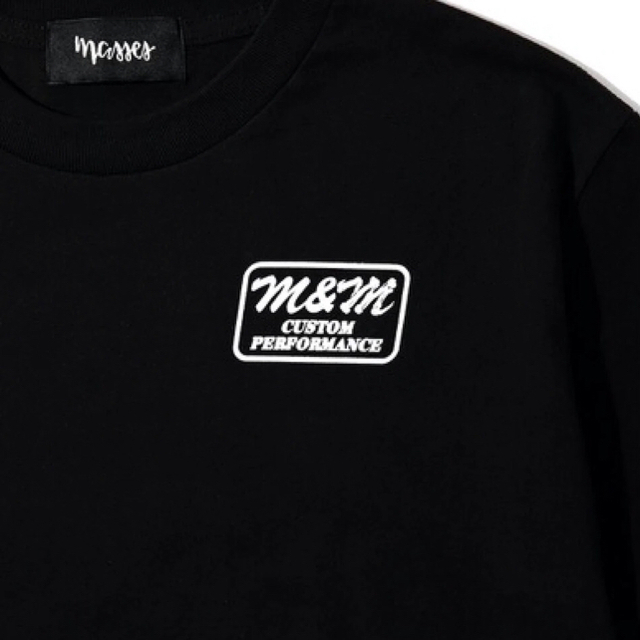 M&M(エムアンドエム)のM&M x MASSES 80's-T BLACK XL 新品未使用 メンズのトップス(Tシャツ/カットソー(半袖/袖なし))の商品写真