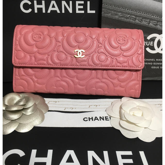 CHANEL  カメリア財布