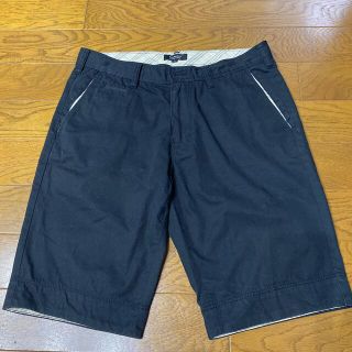 バーバリーブラックレーベル(BURBERRY BLACK LABEL)のバーバリー 黒ハーフパンツ 76(ショートパンツ)