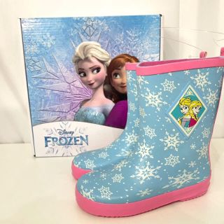 ディズニー(Disney)のアナ雪 レインブーツ キッズ ディズニー プリンセス キャラクター 18cm(長靴/レインシューズ)