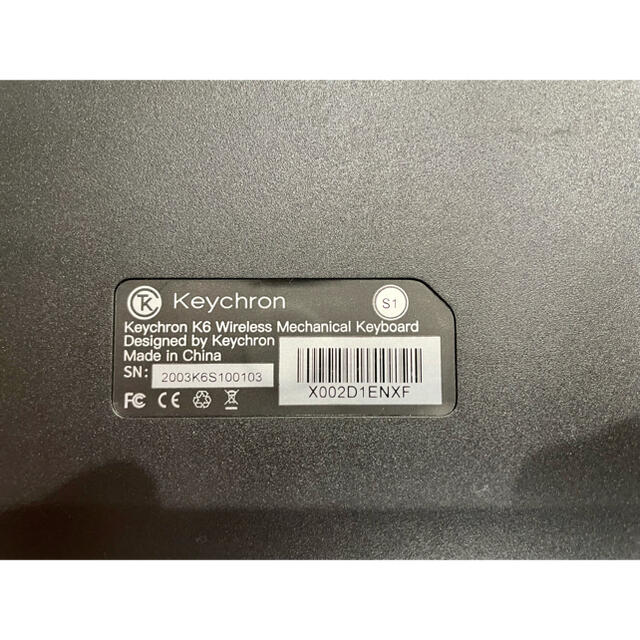Keychron k6 スマホ/家電/カメラのPC/タブレット(PC周辺機器)の商品写真