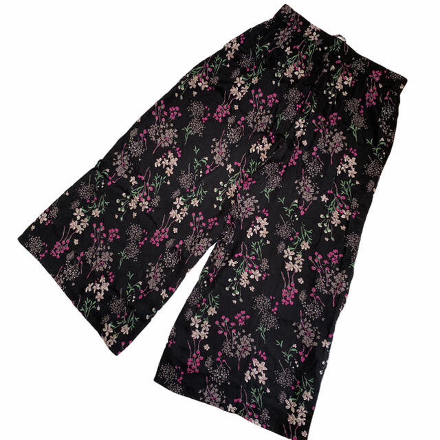 柄パンツ デザインパンツ 花柄 薔薇 総柄 ボタニカル柄 オシャレパンツ