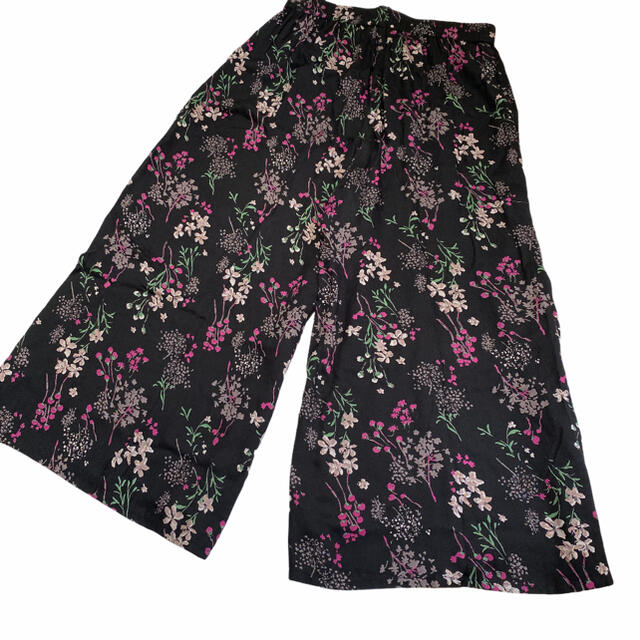 メンズ レディース 柄パンツ 総柄 花柄 薔薇 vintage デザインパンツ