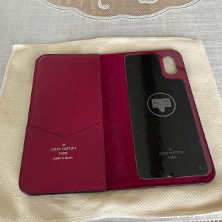 ルイヴィトン(LOUIS VUITTON)の値下げ☆ルイ　ヴィトン　iPhone X フォリオ(iPhoneケース)