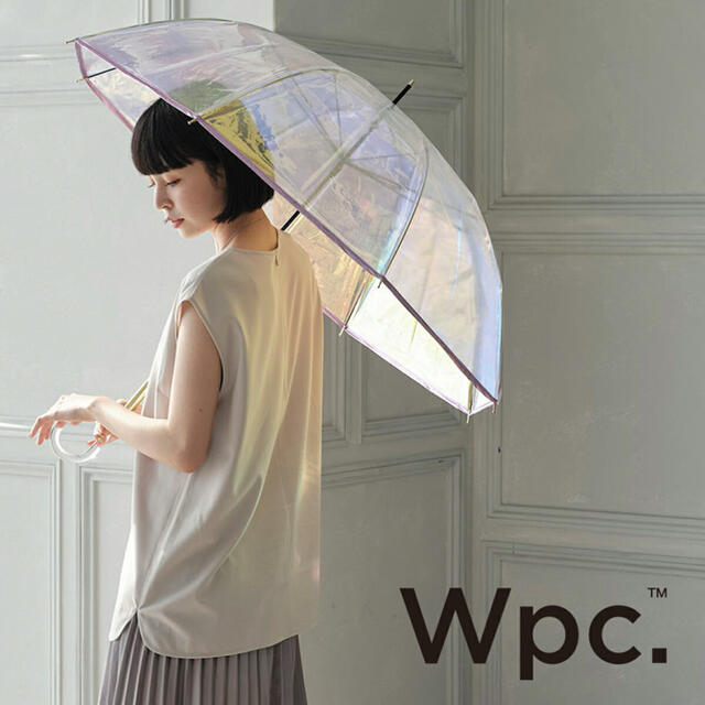オーロラ傘ピンクイエロー｜Wpc. ダブリュピーシー レディースのファッション小物(傘)の商品写真